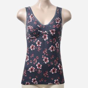 중년 부인용 엄마 꽃무늬 편안한 기모 브라메리야스