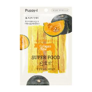 퍼피아이 쫄깃한 한우콜라겐 소프트껌 단호박 100g