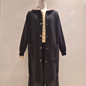 [꾸즈]뮤지롱 후드탈착 니트코트(CS983C6)