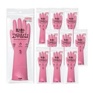 롯데 착한 고무장갑 소 10입