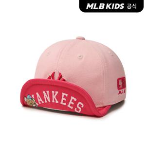 [MLB키즈]베이비 모노베어 배색 와이어 NY (L.Pink)7AWRC024N-50PKL