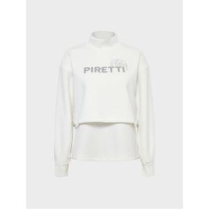 [피레티] 여성 캡슐 루즈핏 모크넥 티셔츠 W_TWU25253W2