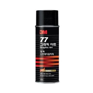 변색없이 스프레이접착제 (77_강력고정_455ml_대) 1개 3M 쓰리엠 스카치 접착제 뿌리는접착제 3M접착제 쓰리엠접착제