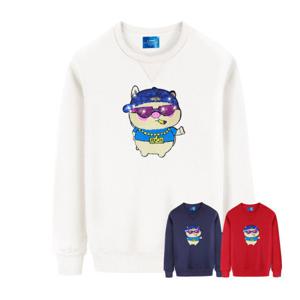 엘라모 기모M 부클피그 맨투맨 남녀공용 S~4XL 빅사이즈