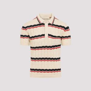 발렌티노 가라바니 폴로 티셔츠 7V3KP03XB0S BK6 BURRO NERO CAR