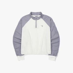 [디아도라] 셔링 하프집업 러닝 피스테 우먼 GREY