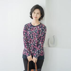 엄마옷 마담4060 동글동글라운드티셔츠 데일리룩 여성 -ZTE2510014-