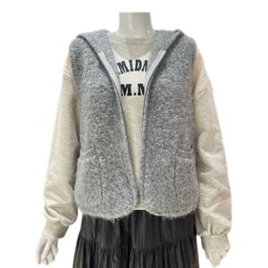 [나인스텝]복실복실 후드니트베스트 N25NW5419