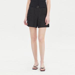 [시슬리] SIS 미켈란 벨티드 숏 팬츠_SAPT90431BK