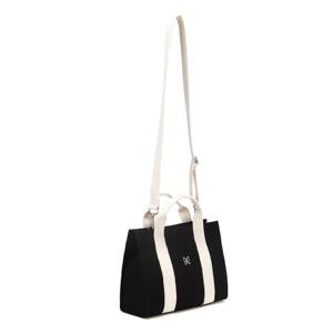 [바바라]3-WAY 연출 심플 데일리 에코백 BEE104-BK