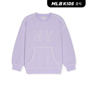 [택가69,000원][MLB키즈]바시티포켓 맨투맨 NY (L.Lavender)7AMTV0151-50LDL