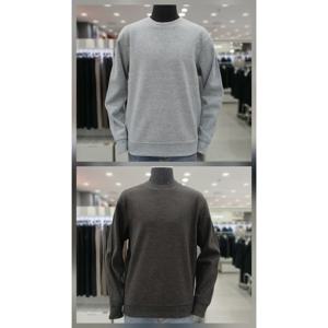 [앤드지]25 F/W 오버핏 기모감 긴팔 맨투맨 2종 HLF4TR1002_GN