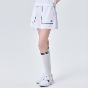 [휠라] 정상* 79,000원 면혼방 피케 큐롯 반바지(FS2TRG2362F_WHI)