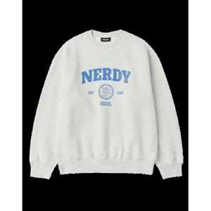 [널디] 바시티 로고 브러시드 스 셔츠 PNEF24SW06 VARISTY LOGO BRUSHED SWEATSHIRT