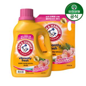 암앤해머 세탁세제 트로피칼 2.21L 1개+리필 1.8L 1개