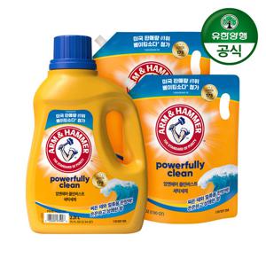 암앤해머 세탁세제 클린버스트 2.21L 1개+리필 1.8L 2개