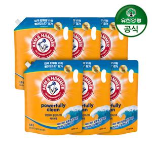 암앤해머 세탁세제 리필 클린버스트 1.8L 6개