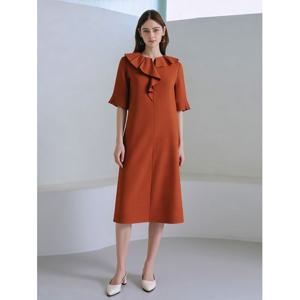 [아날도바시니]() 프릴넥 H핏 원피스(AW07OP02M)