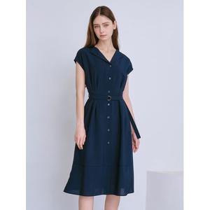 [아날도바시니]() 캡소매 터크 원피스(AX07OP21M)