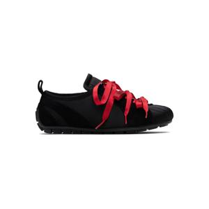 25 FW Simone Rocha 여성 블랙 발레리나 그립 스니커즈 252405F128007