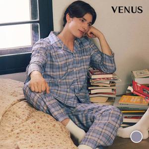 [비너스] 빅 체크 선염 남성 파자마(VPA4555M)[VPA4555M]
