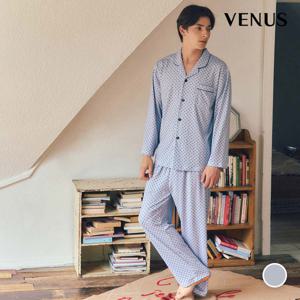[비너스] 코트나 기모 기하나염 남성 파자마(VPA4559M)[VPA4559M]