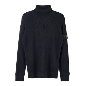 [스톤아일랜드] 와펜 패치 터틀넥 울 니트 7715552C2 V0029