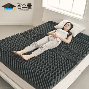 잠스쿨 떡실신매트리스 바닥형 토퍼 매트리스 12cm 싱글/S