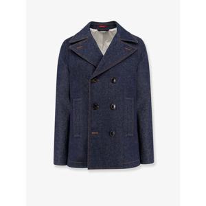 [GUCCI] 라프리마 남성 자켓 데님 피코트 위드 콘트라스팅 스티칭 805339XDC78 4759 Blu /12