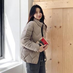 [시노코] 지그재그 웰론 경량 패딩 점퍼 5컬러 M-XL C23J404