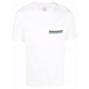 [PAUL SMITH] 라프리마 남성 티셔츠 포켓 코튼 M1R306UH00088 01 화이트 /9
