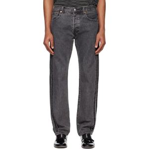 25 FW 언더커버 남성 그레이 Levis 501 데님 진 251414M186001