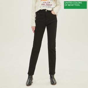 [베네통]베네통 롤업 슬림 일자 데님 팬츠 BADPB1361_BK