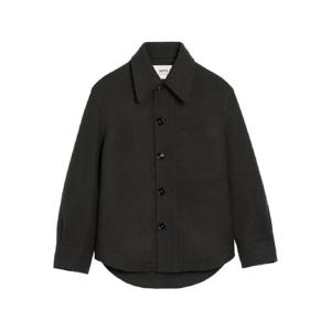 AMI Paris 버튼 업 울 재킷 H25UJK824WV0078