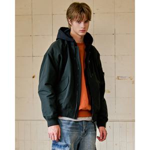 [지프]남여공용) 후드 탈부착 항공 패딩 점퍼 자켓 JQ3JPU251