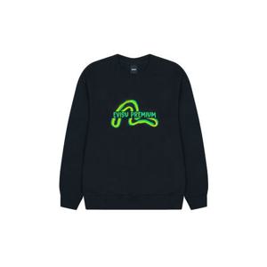 [에비수]이중 네온 힐스 루즈핏 맨투맨_EV4UTS706_BK