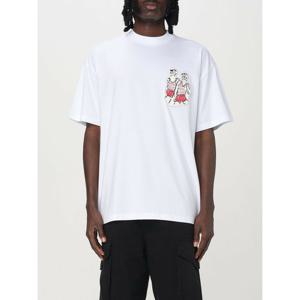 [MSGM] 라프리마 남성 티셔츠 3840MM140257002 01 화이트 /6