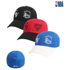 남녀공용 엔비에이 [GSW] 투 패널 자수 플렉스핏 하드캡 N255AP456P