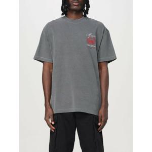 [MSGM] 라프리마 남성 티셔츠 3840MM107257098 98 Charcoal /6