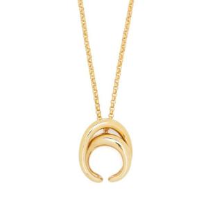 25 FW 샬롯 이니셜 폴리시드 피니시 네크리스  23CO033VER TP432357775