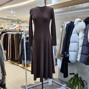 [르샵]라운드넥 A라인 롱 골지긴팔니트원피스(L2F45KOP050)_BP