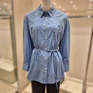 [비지트인뉴욕]벨티드 하프 카라 셔츠 VB9LS19