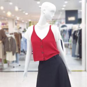 abfz sh06 큐티 버튼 니트 조끼 베스트 SLBHZ4V31J