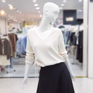 abfz sh06 배색 브이넥 포근 니트 SLBNZ4W49J