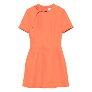 25 FW 엠에스지엠 타이 넥 반소매 미니 드레스 3941MDA21257608 TP442322313