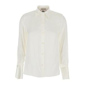 세미꾸띄르 클래식 칼라 실크 블라우스 S5WM52 A132