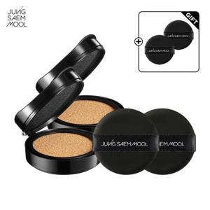 [촉촉] 정샘물 에센셜 스킨 누더 쿠션 리필 2개 [퍼프 2매 증정]