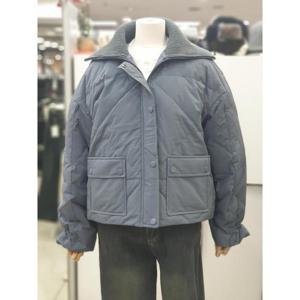 밀스튜디오 세이브존04 오버핏 골지 시보리 카라 덕 패딩점퍼 LQ3PDR100