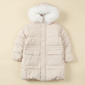 [지프키즈]아웃포켓 라쿤 롱다운 점퍼  KN4JPF441