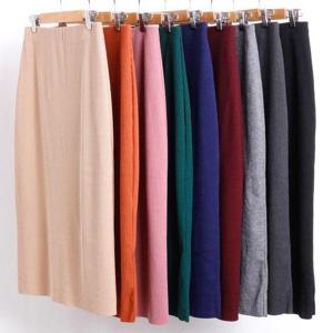 [시드마켓]빅사이즈여성의류  2111L H 골지 롱 스커트 MO 여자 큰옷